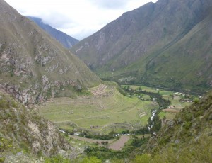 Inka ruins by the river