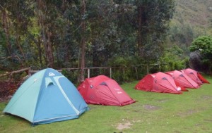 First camp site