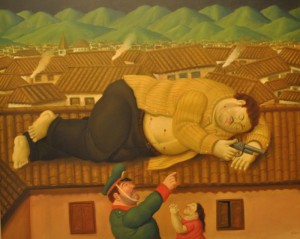 Death of Escobar by Botero