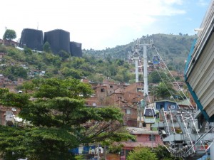 Impressive and modern metrocable system in Medellin