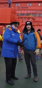 Alex, Expedition leader (R) & Captain (L)