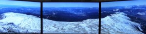 View from Mt Washington in winter