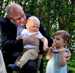 The two youngest guests -babies of Jurgen's nephews