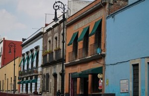 Casa San Ildefonso (the blue building)