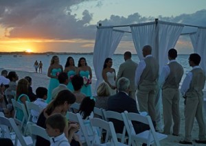 Romantic Beach Wedding  on November 7, 2015