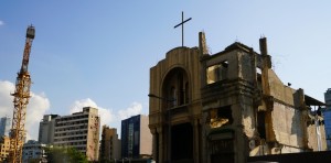 A church in ruin- reminder of the bloody civil war