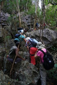 2- First rock climbing