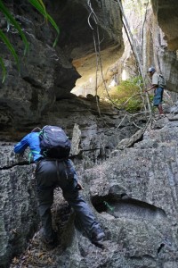 12-Reaching a cave tunnel