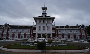 Hotel des Thermes (Above); Railway Station (L)