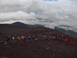 Steady climb to 8th Station