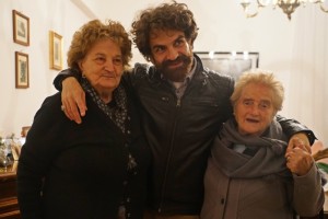 Ben with Grandma (R) & 84-year-old lady (L)