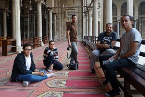 Five young students showing me Islamic Cairo, October 21, 2017