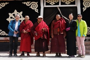 Photo with Head Priest, Wenbo North Village