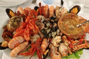 Excellent seafood in Galicia!