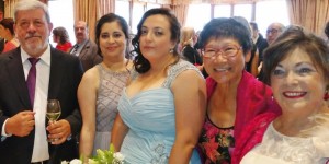 Happy Wedding Day of Isabel and Maricela; photo with Carmen and Ramon